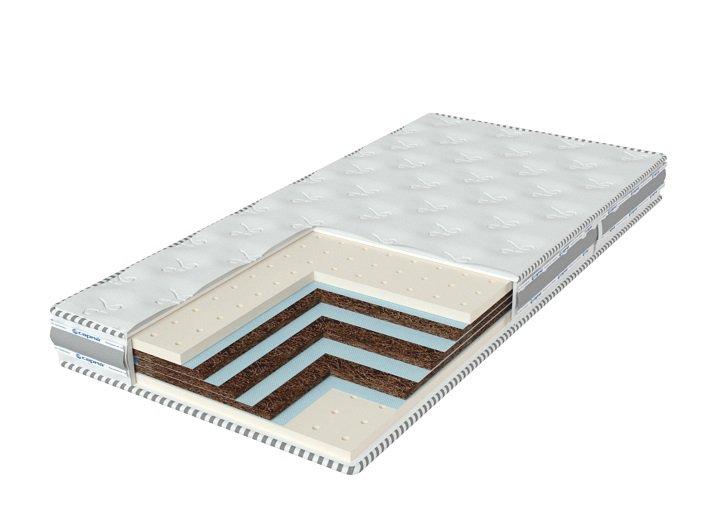 Беспружинные матрасы из нескольких слоев отличаются повышенной прочностью. Многослойный беспружинный матрас